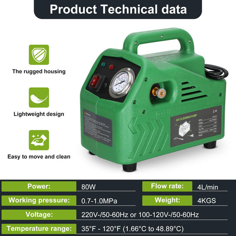 Howaoo ZPB140 Port A Blaster high-pressure gun for precise cleaning