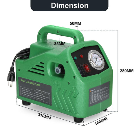 Howaoo ZPB140 Port A Blaster outlet tube showing spray modes