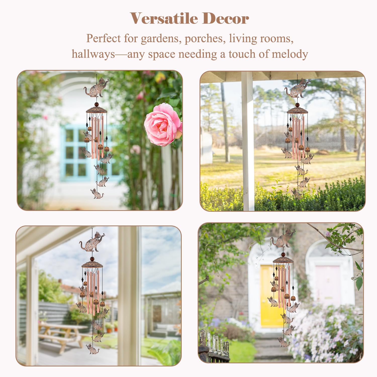 Howarmer strong hanging loop ensures quick setup on trees, porches, or pergolas.