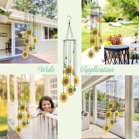 Howarmer sunflower windchime makes a thoughtful gift idea