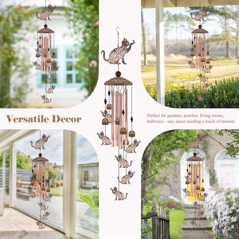 Howarmer weather-resistant materials resist rain and sun for long-lasting decorative sound.