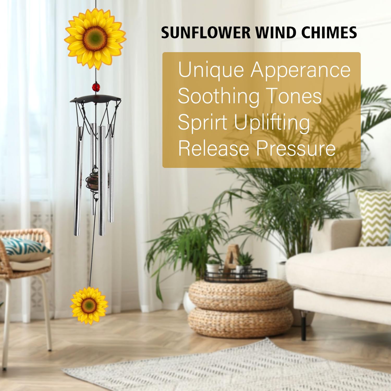 Howarmer wind chime makes a thoughtful gift for mom or sister.