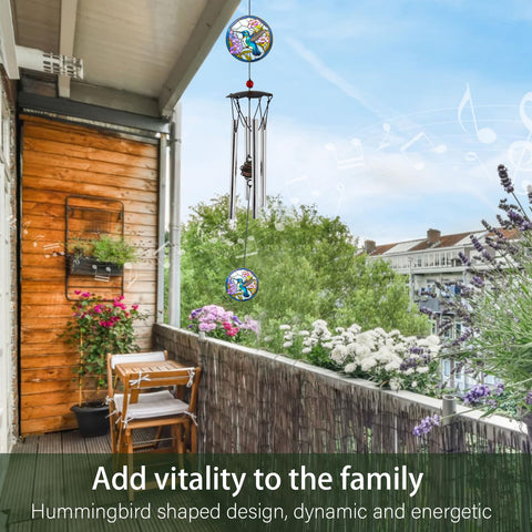 Outdoor friendly wind chime that blends with landscape while gifting wishes.
