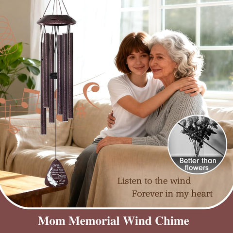 Howarmer wind chimes nylon string durability supports long-term outdoor display.