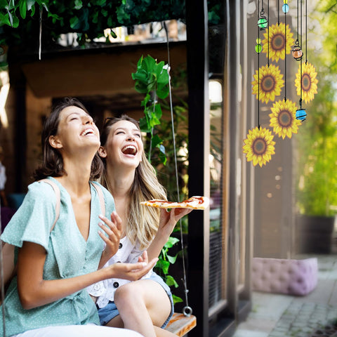 Howarmer windchime features weather-resistant construction for outdoor use