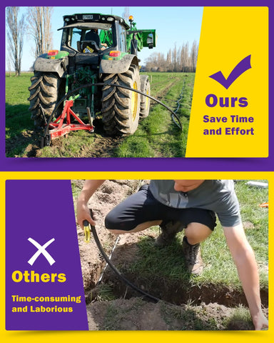 HOWBOW trenching suitable for lawn, garden, and ditch environments