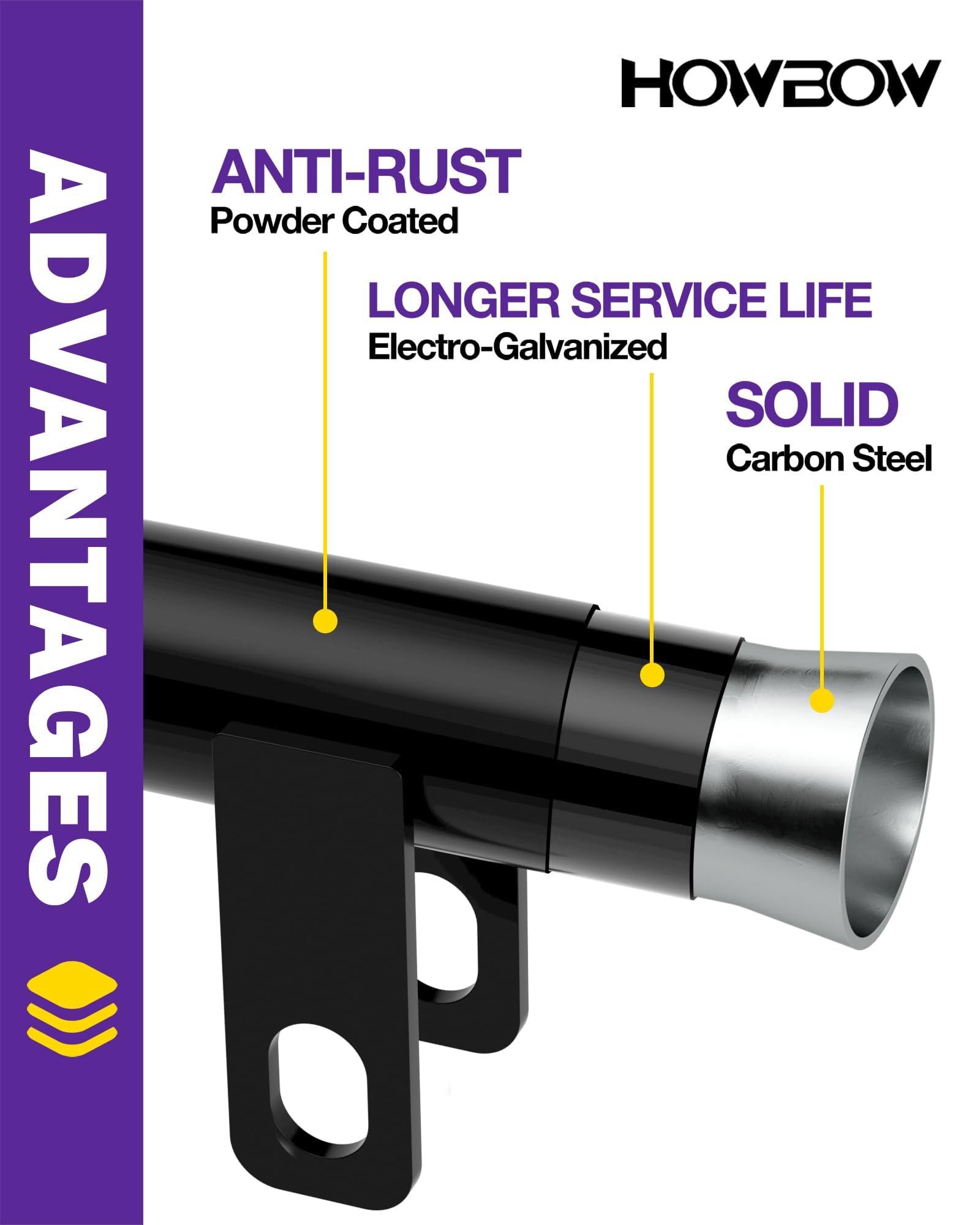 HOWBOW powder-coated trench tool resists rust in all weather