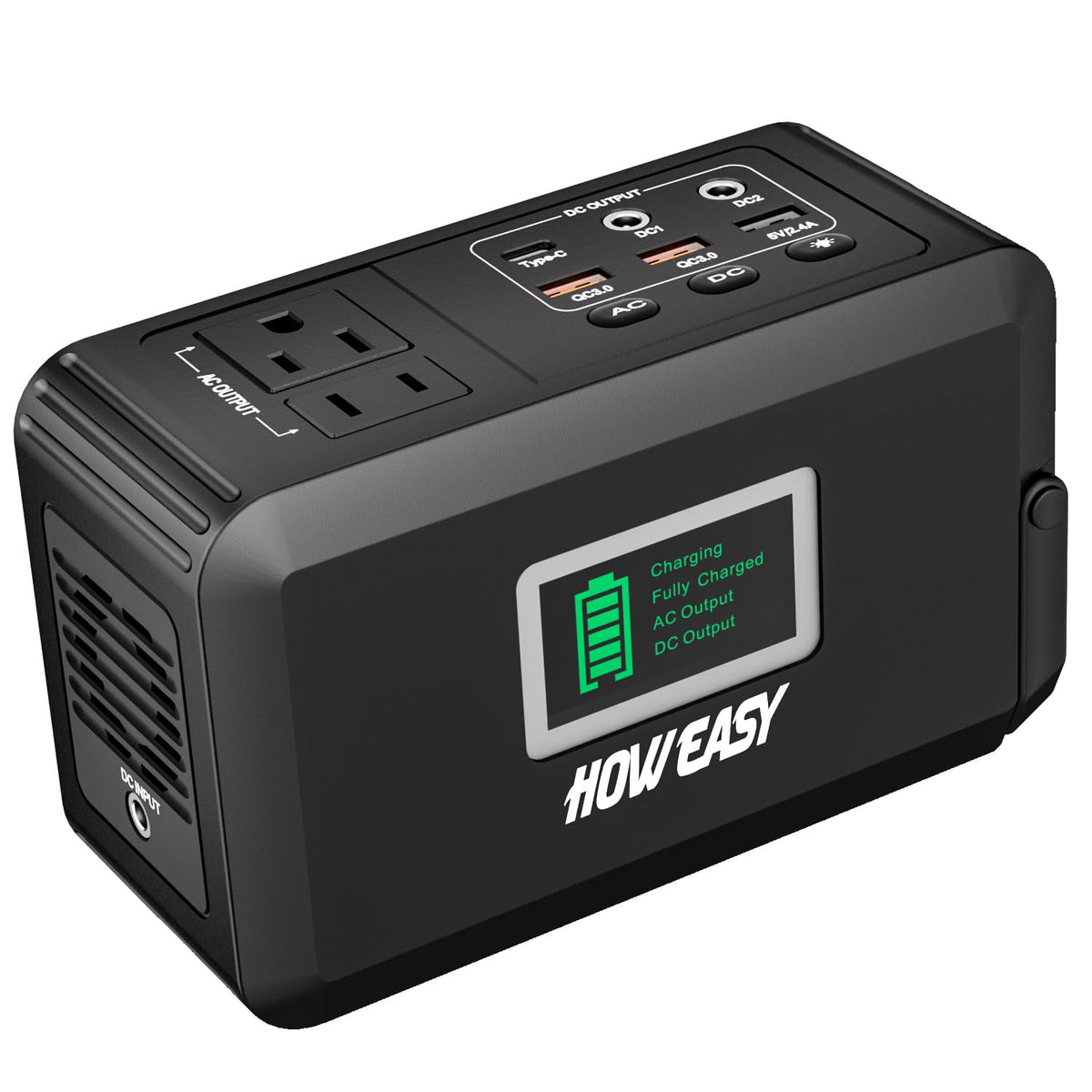 HOWEASY portable power station with 8 ports for simultaneous charging
