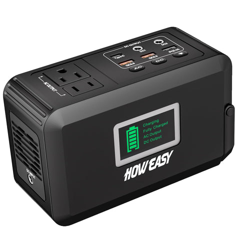 HOWEASY portable power station with 8 ports for simultaneous charging