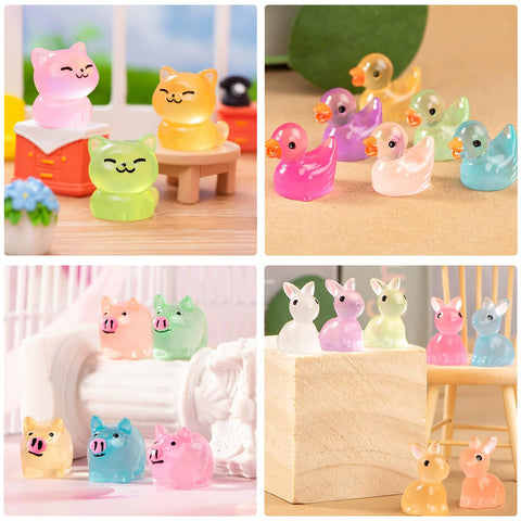 HOWHYUE resin animal figures brighten dollhouses with safe, waterproof charm