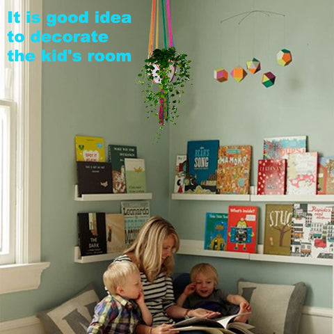 HOWMAX boho room decor macrame hanger elevating living space.