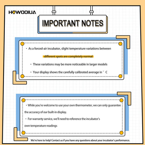 The howooiua interior view incubating eggs shows steady incubation conditions.