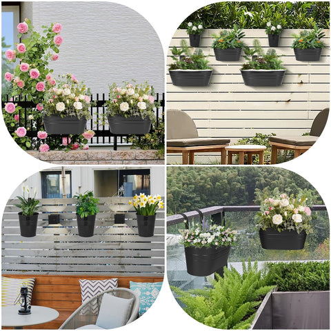 HowRU versatile decor for indoor and outdoor railings and walls