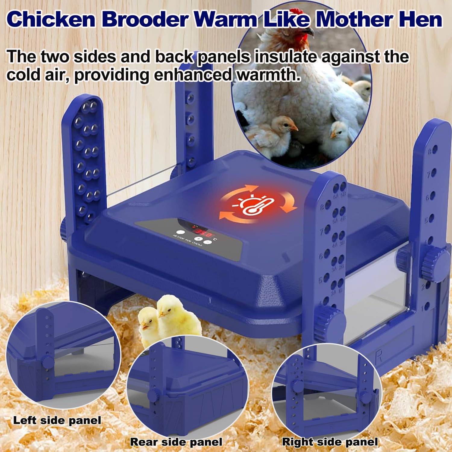 HOWUXZO Heating plate in use delivers steady warmth for ducklings
