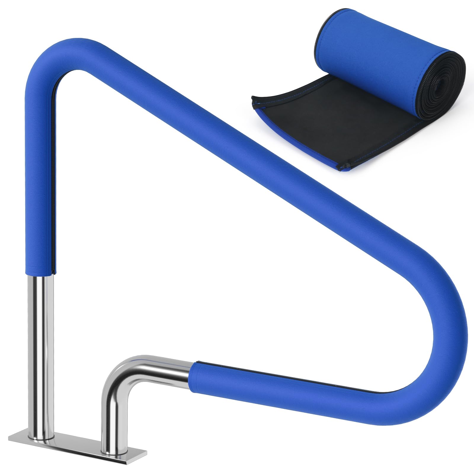 HOXHA 6ft pool handrail cover provides an anti-slip grip on wet rails.