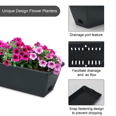 Durable plastic construction from HOXHA withstands outdoor weather