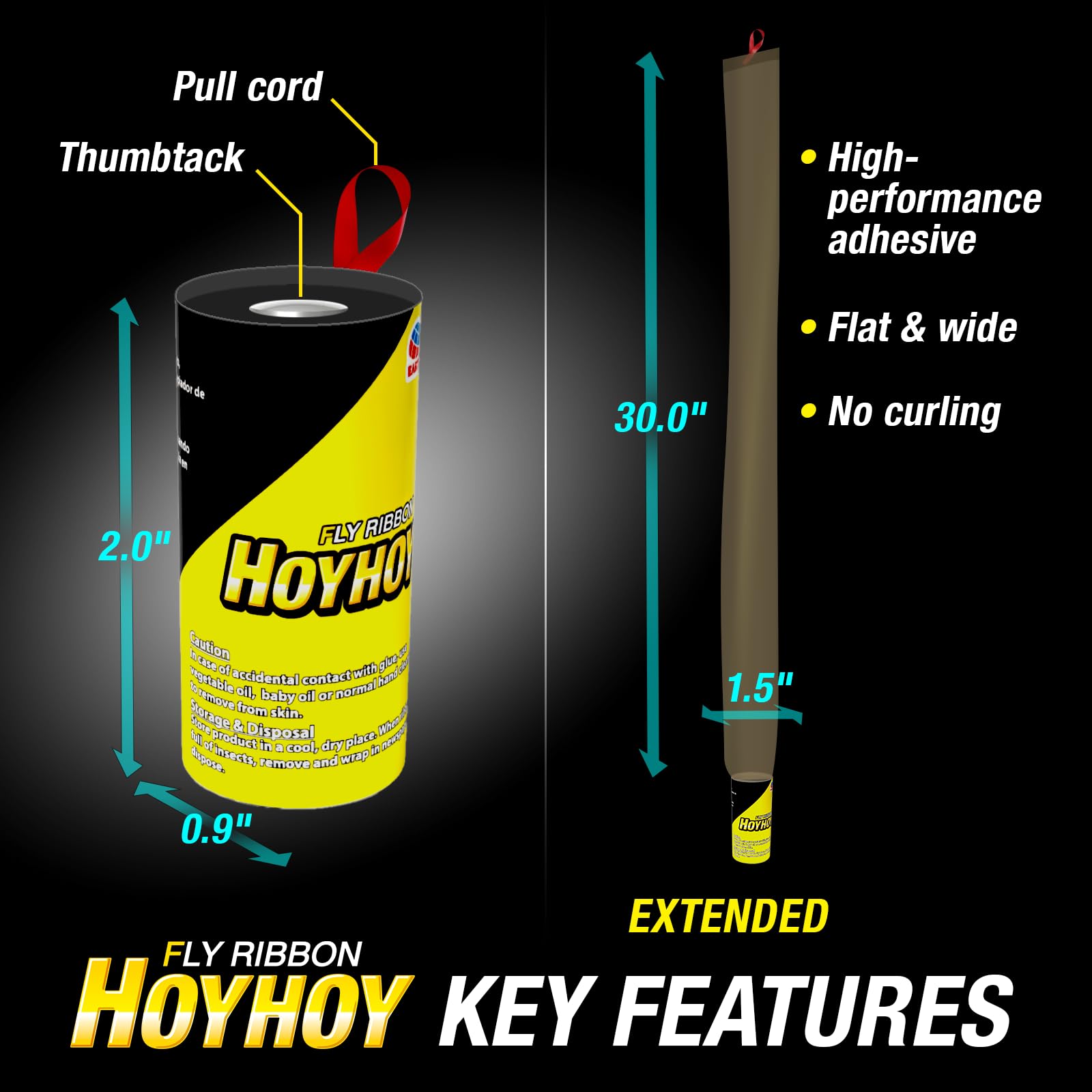 Hoy Hoy Fly Ribbon 4 Traps hanging kit demonstrates easy installation