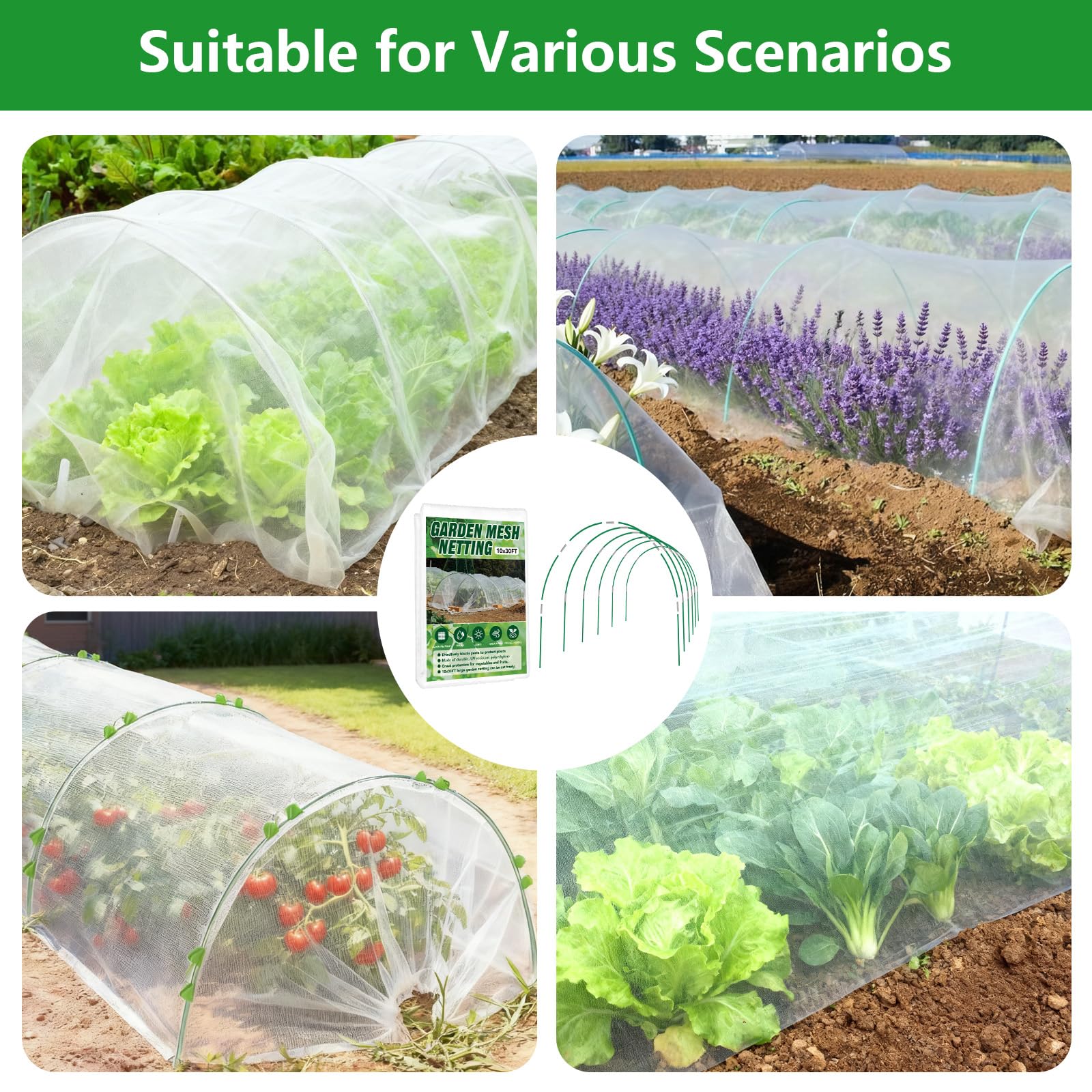 Hoyejyou versatile kit supports year-round protection for seedlings and crops