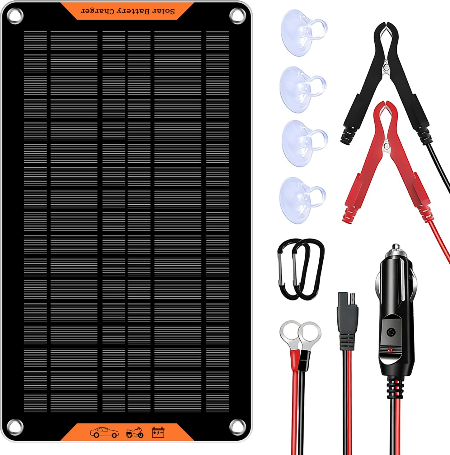 Hoysicy 12V solar panel charger delivers reliable trickle charging for vehicles.