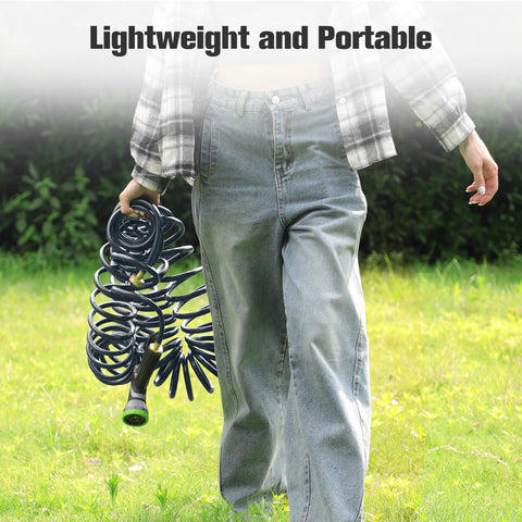 Lightweight hose ideal for boats, yards, and patios