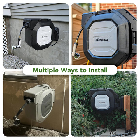 HOZEREEL brass fittings ensure durable, leak-free connections during use.
