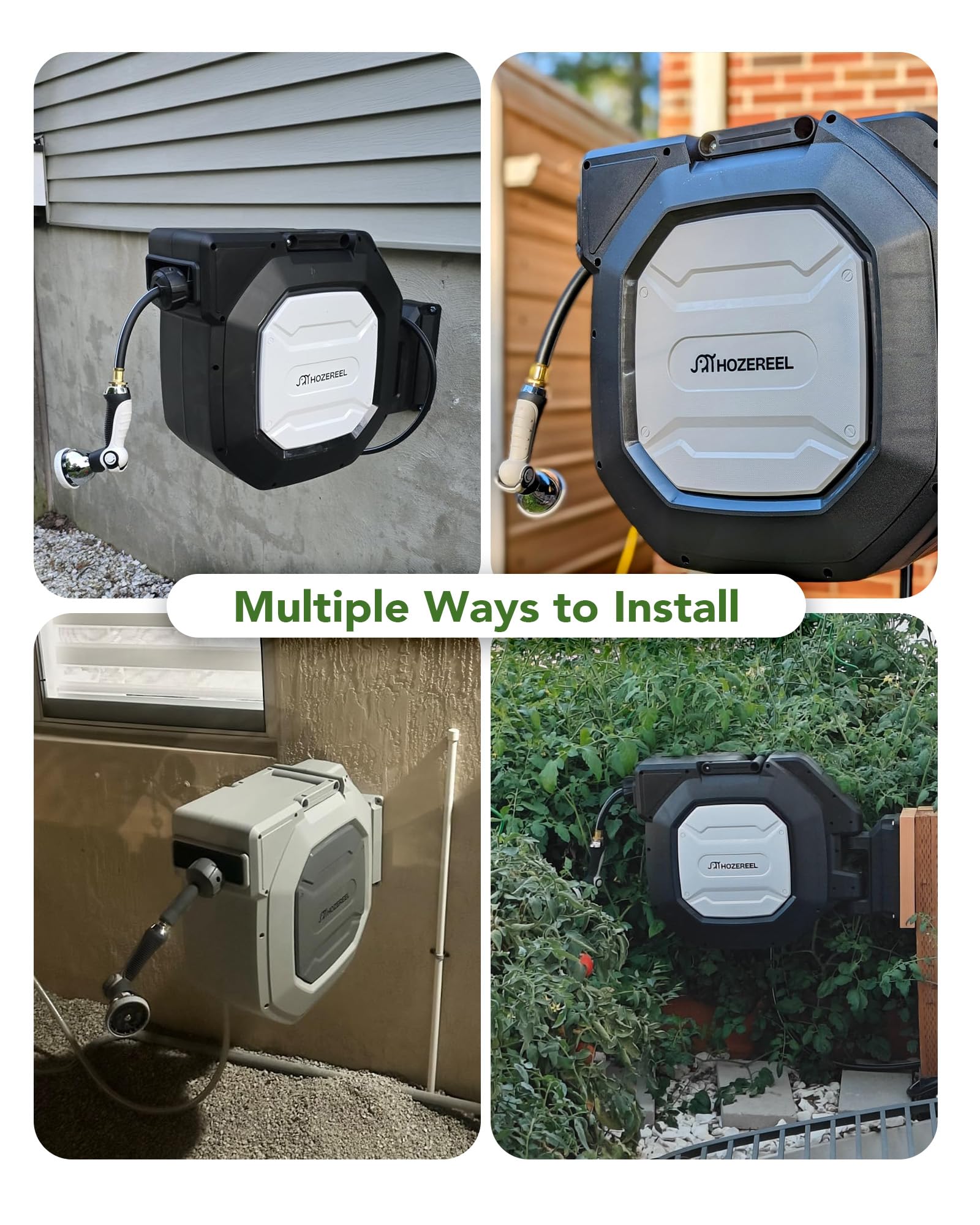 HOZEREEL durable build withstands outdoor use over time.