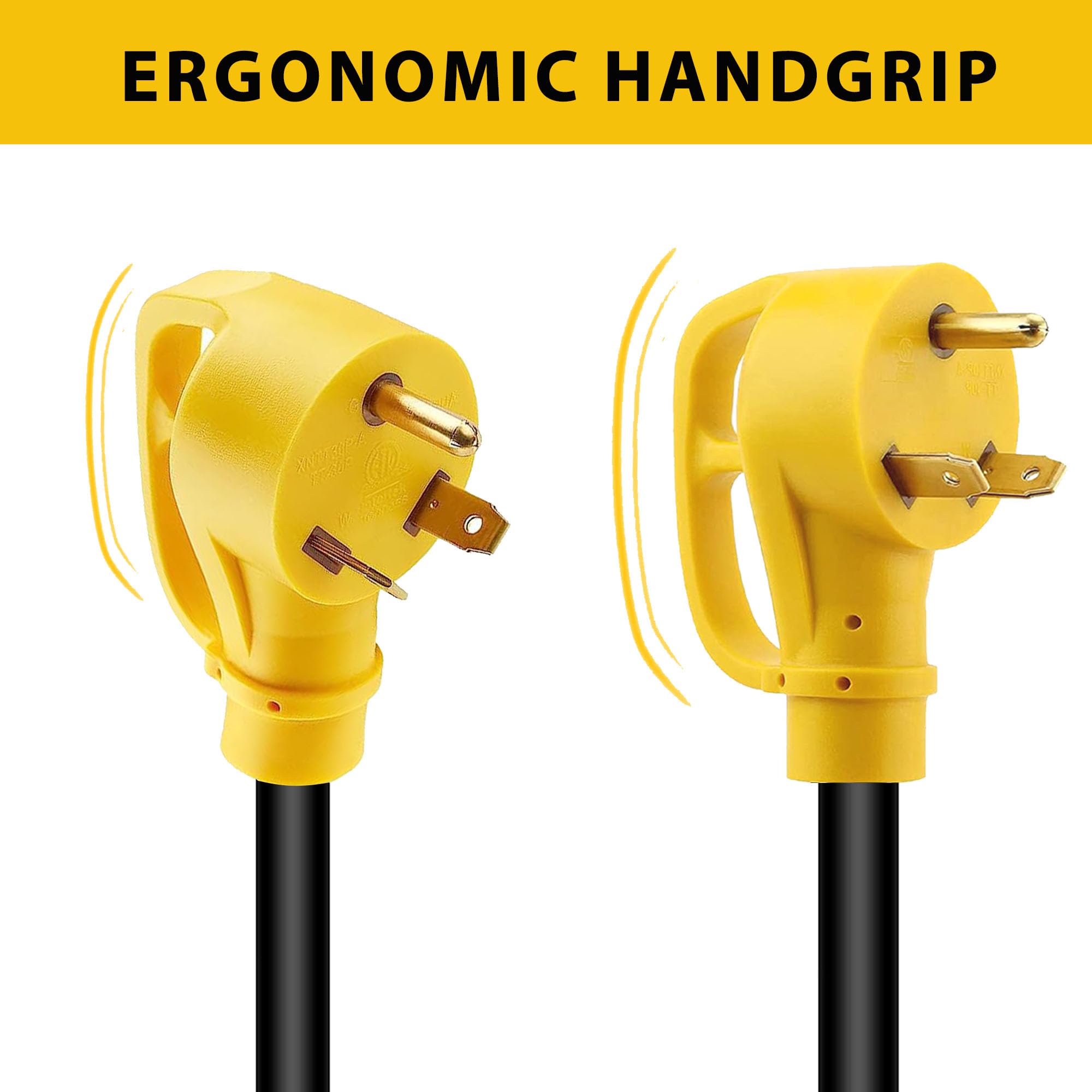 Hozhem compact 1.6 ft extension cord for reach and flexibility