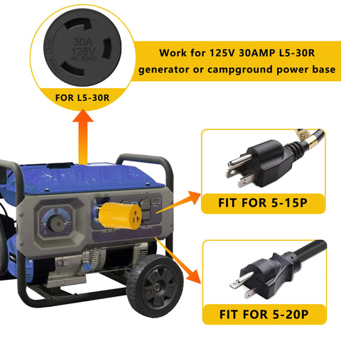 Lightweight, portable HOZHEM adapter for travel and camping.