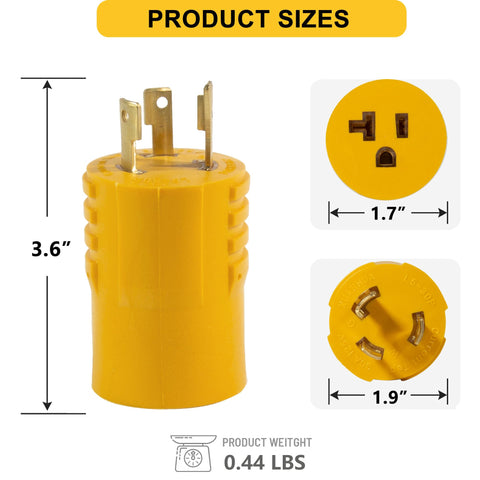 Outdoor-ready HOZHEM shore power solution for RVs and boats.