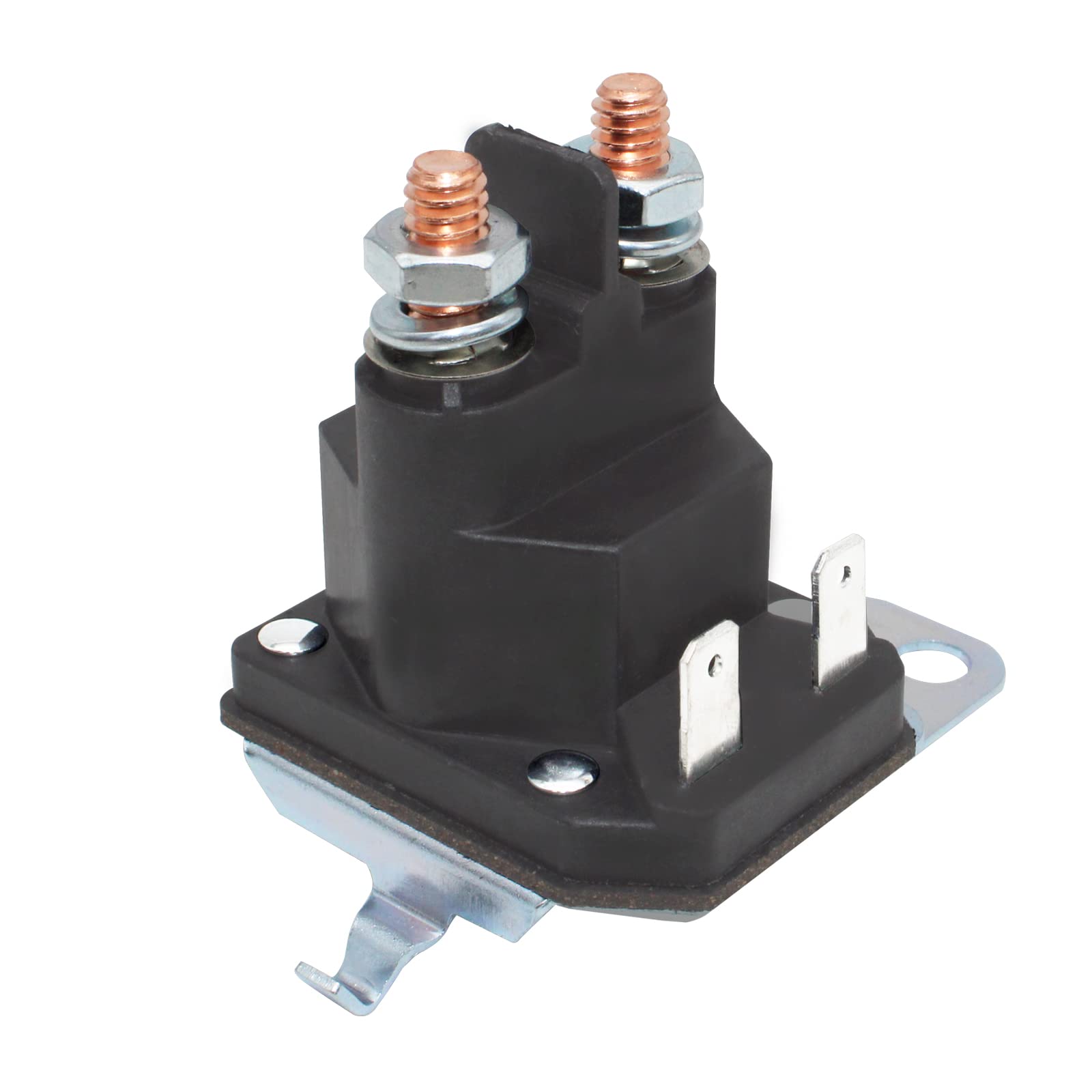 HPEVA starter solenoid side ports for reliable electrical connections during mowing