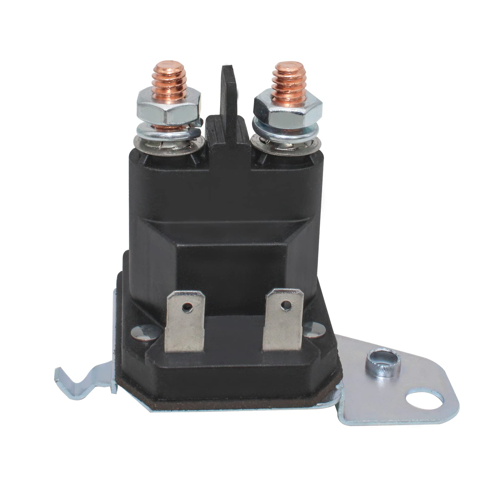 HPEVA starter solenoid with top terminals for quick replacement in lawn mowers
