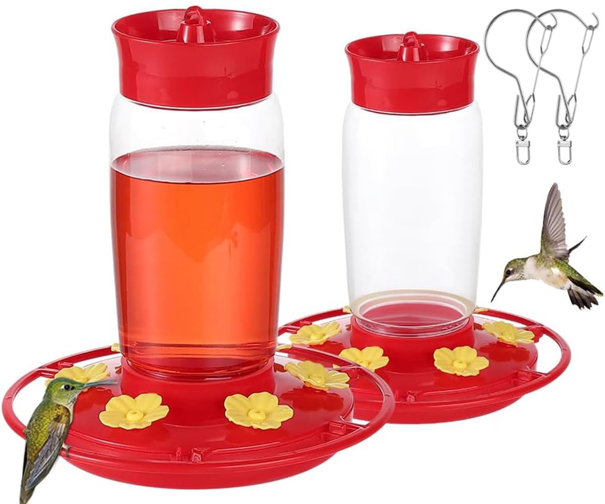 Hpewi 20oz hummingbird feeder provides nectar for outdoor yard visitors