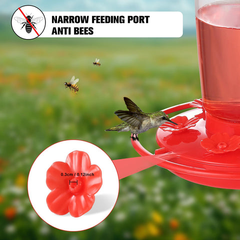 Hpewi universal-fit red blossoms attach securely to 0.24-0.28 inch holes