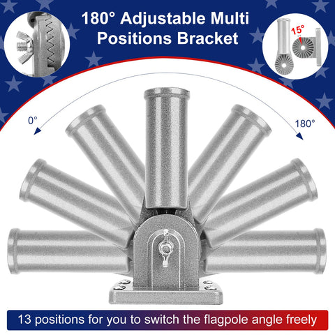 HPGOED 1.05 inch inner diameter fits standard 0.85 to 1 inch poles.