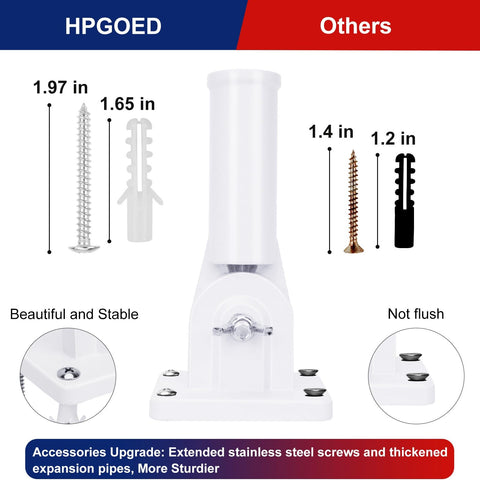 HPGOED multi-use bracket supports torches and garden lights