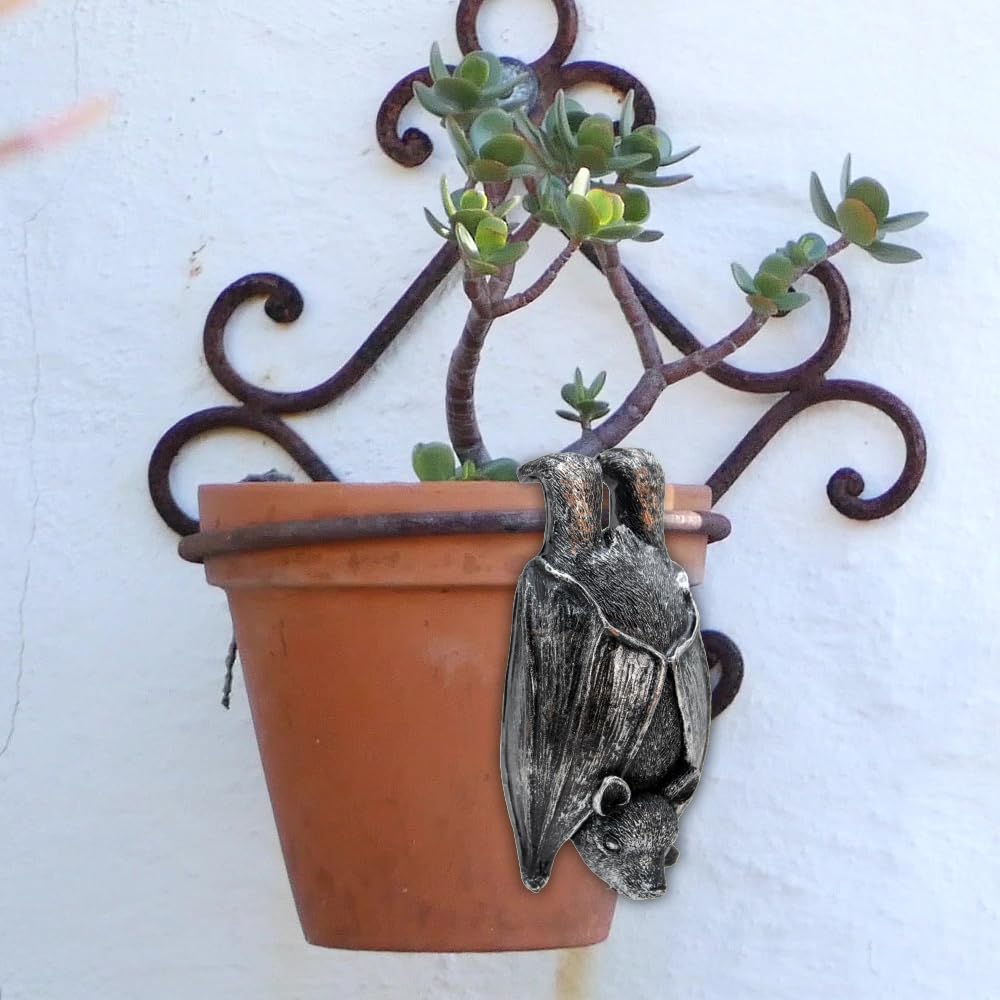HPMAISON weatherproof bat figurine adds durable decor to outdoor spaces.