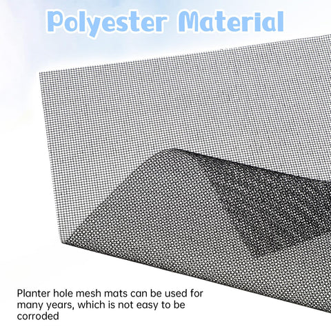Hpmjz fiberglass durability mesh resists tearing for long-lasting plant pots.
