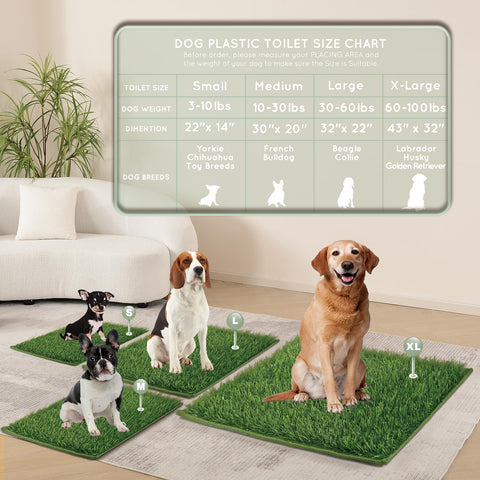 HQ4US 4LEGS puppy potty training turf, easy to introduce