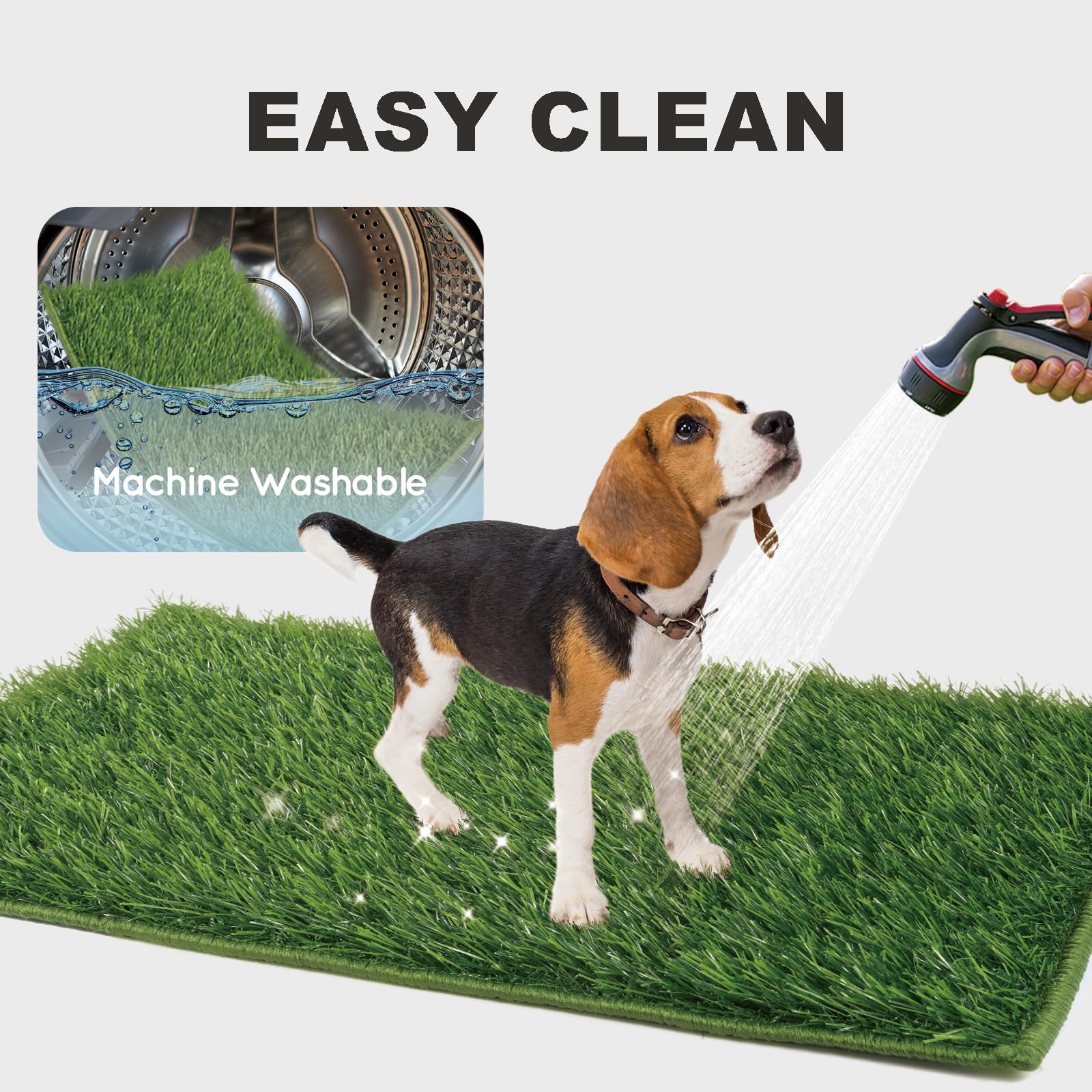HQ4US 4LEGS two-piece grass mats for daily replacement