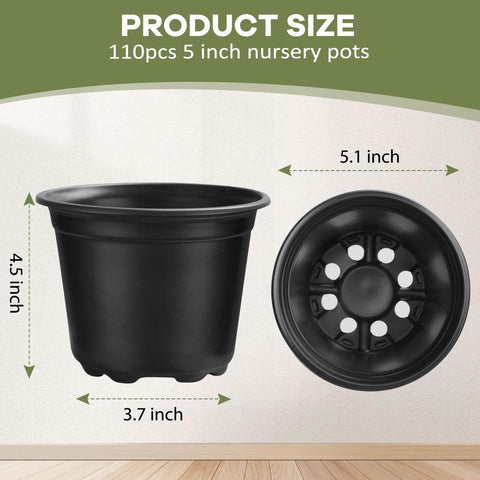 HQAUT 110-pack nursery pots offer great value for batch seed starting.