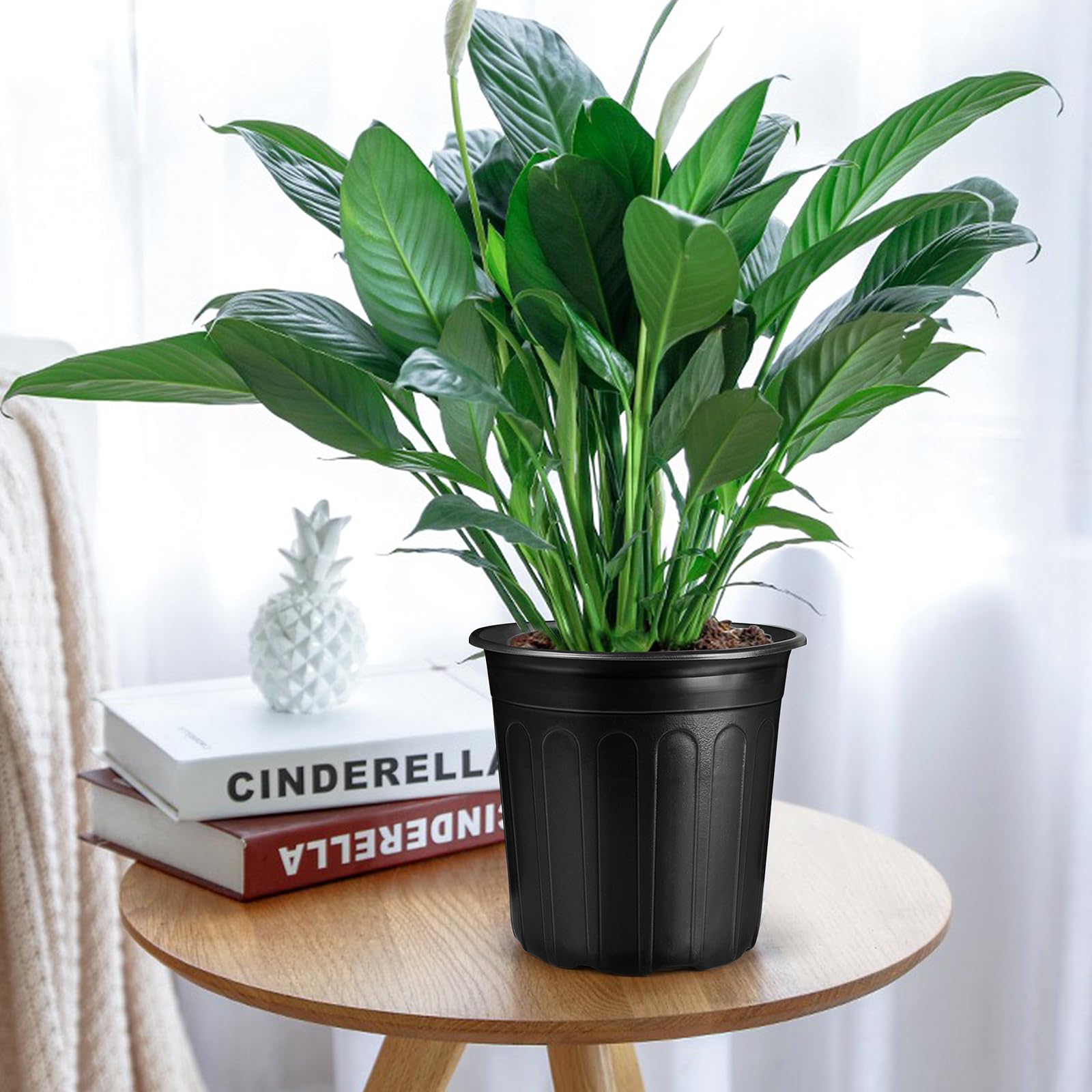 HQAUT indoor-outdoor pot suitable for balconies, gardens, or greenhouses