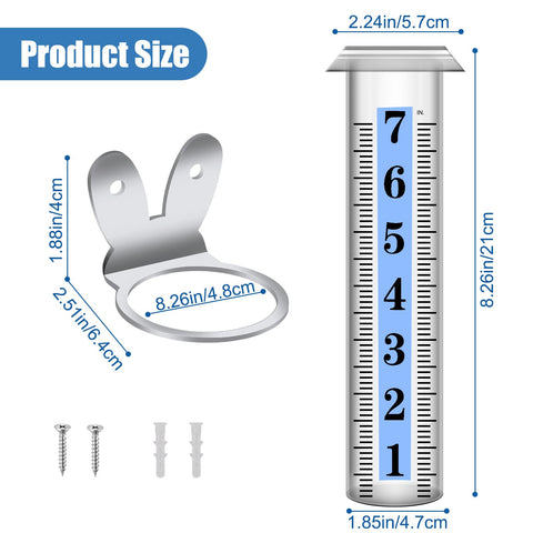 HQcontL fence-post mount with screws enables simple outdoor installation