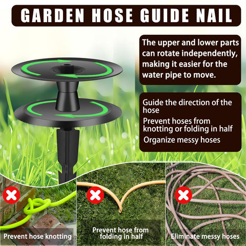 HQcontL rustproof coated hose guide for long outdoor life