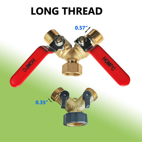 HQMPC 3/4-in GHT thread connector compatible with standard hoses