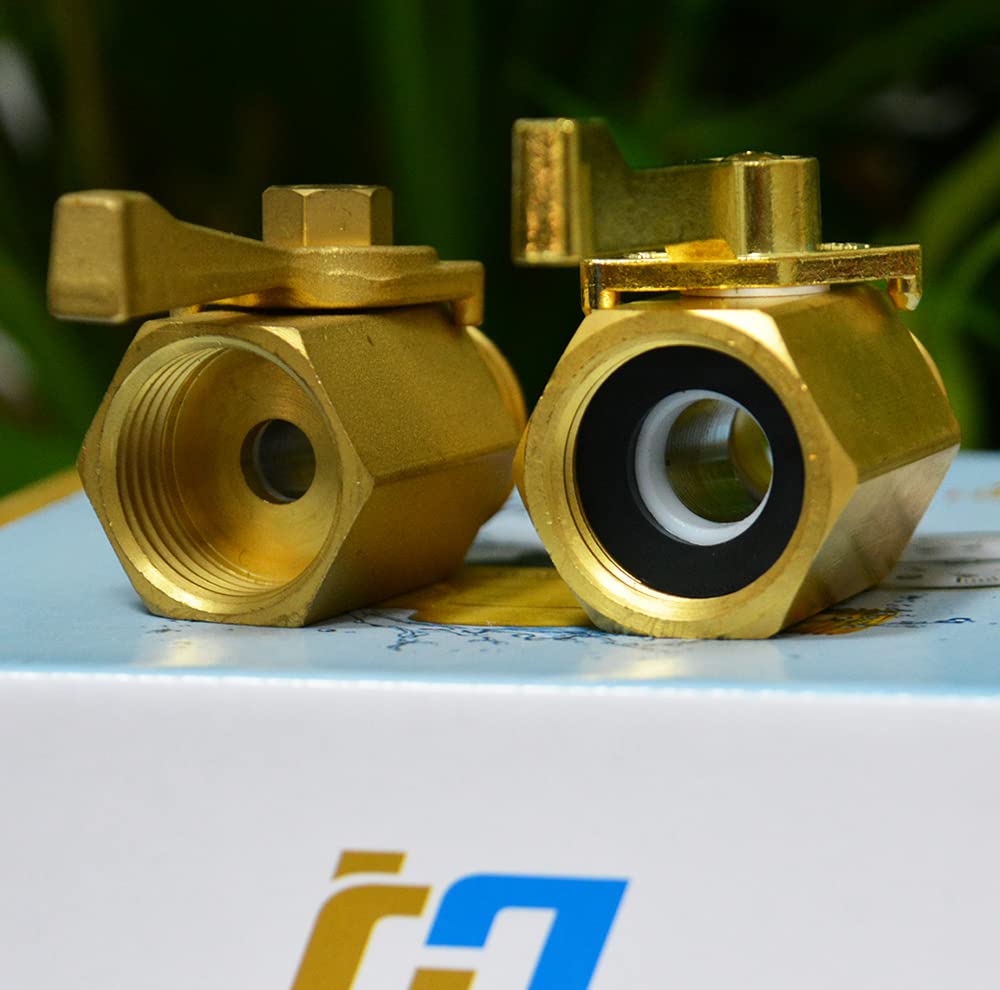HQMPC 3/4-inch GHT valve close-up showing large handle and robust build.