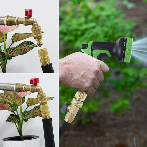 HQMPC 3-year warranty on brass quick connectors provides peace of mind
