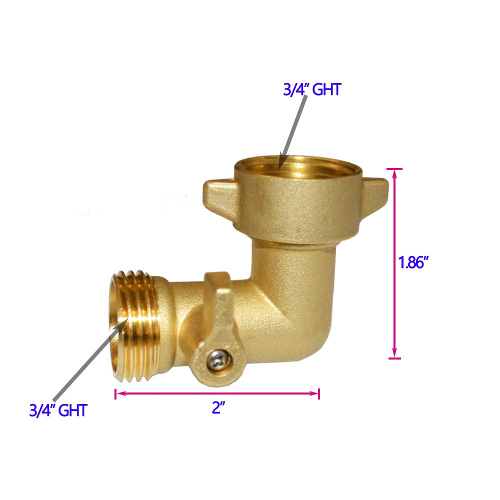 HQMPC brass construction elbow highlights durability and leak-proof performance.