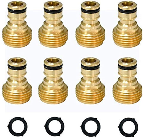 HQMPC brass garden hose quick-connect assembly shows durable fittings for seamless nozzle changes.