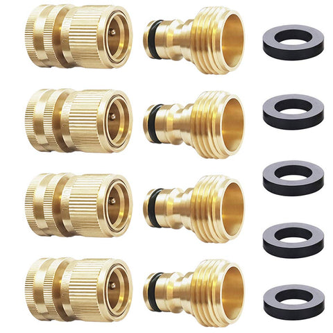 HQMPC brass quick-connect close-up highlights durable, leak-free construction.