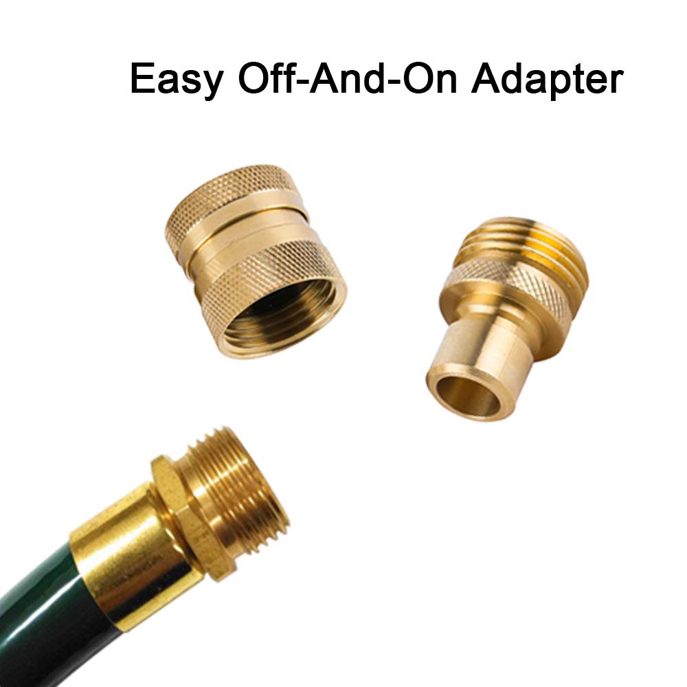 HQMPC brass quick-connect fittings for durable, leak-free watering